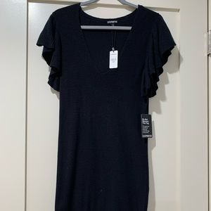 Brand new Express black sweater dress